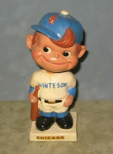 Vintage - 60's - Chicago White Sox - Bobblehead - White Base - Bild 1 von 6