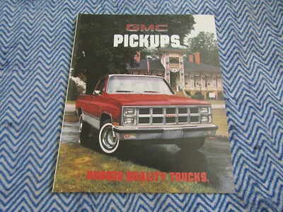 GMC C1500 C2500 C3500 1981 K1500 K2500 K3500 GMC camionetas distribuidor folleto de ventas Foto 1 de 3