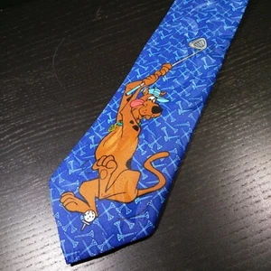 Vintage Cartoon Network Scooby-Doo Golf Tie - Novelty - 57" x 3.75" - Picture 1 of 4