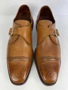 Allen Edmonds Franciscan Walnut Brown Monk Strap Dress Shoe Men Sz 14 D - Picture 1 of 18