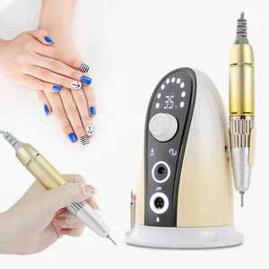 Electric Nail Drill Nail File Portable Manicure Pedicure Polishing Shape Tool US - Picture 1 of 23