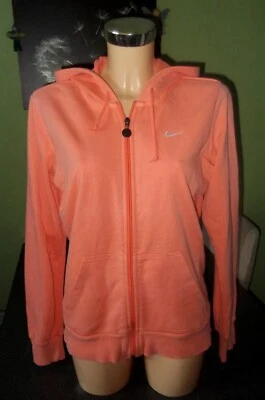 NIKE Gr. 40-42 Schöne Damen SWEAT JACKE  Shirt Pulli Orange - Bild 1 von 4
