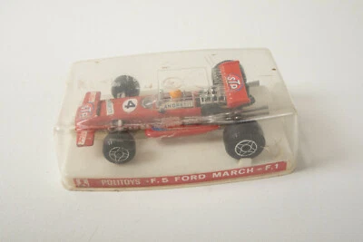 Politoys F.5 Ford (B3L) Indy Racer (JSF6) Mario Andretti Marcy F.1 1/32 Diecast - Image 1 of 4