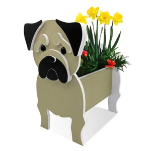 Cute Dog Planter Plant Pot Animal Shape Cartoon Flower Garden Display Decoration - Picture 1 of 5