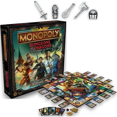 Monopoly Dungeons & Dragons: Honor Among Thieves Board Game, DD Movie  - Image 1 of 4