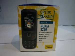 NOKIA 2220 TECLADO DESLIZABLE 2G TELÉFONO MÓVIL FM RADIO GRAFITO OPTUS BLOQUEADO - Imagen 1 de 12