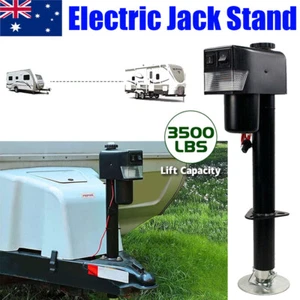 AU Electric Jack Stand Wheel 12v 1587kg Caravan Trailer Boat Stabilizer Leg HD - Picture 1 of 15