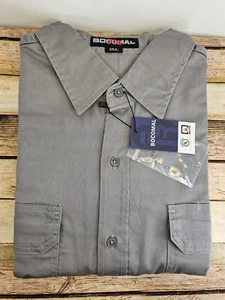 BOCOMAL FR Shirts 6.25oz Lightweight welding Shirts Flame Resistant Men's Fir... - Picture 1 of 4