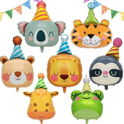 7 PCS Folienballon Tiere XXL Folienballon Animals Party Animals Tierkopf Ball... - Imagem 1 de 4