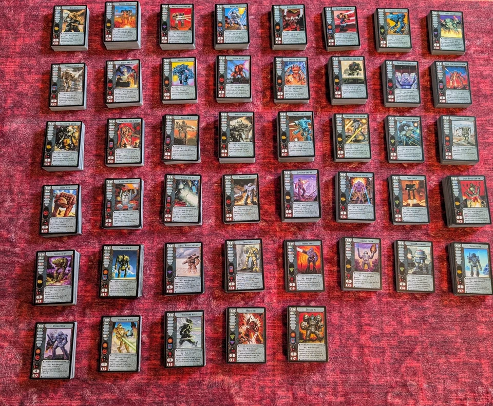 Battletech CCG Commander's Edition Complete Com/Unc Inner Sphere I.S. Mech Set - Image 1 of 2