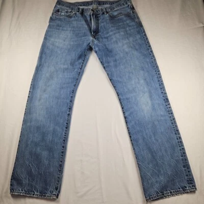 Vintage Gap 1969 Jeans Mens 33x30 Blue Light Wash Cotton Loose Baggy Denim - Image 1 of 4