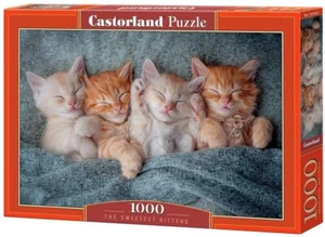 New Castorland Jigsaw Puzzle 1000 Pieces 105144 The Sweetest Kittens - Picture 1 of 2