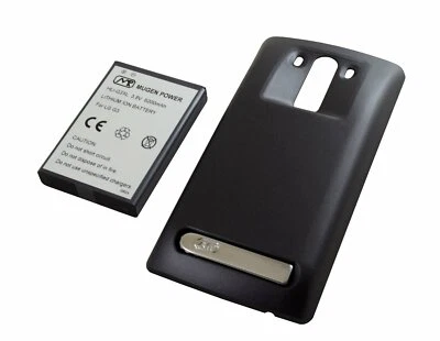 Batería Mugen Power Extendida 6200mAh para LG G3 con Puerta Gris Carga Inalámbrica Foto 1 de 4