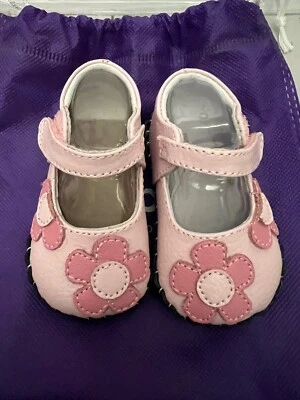 Туфли для девочек Pediped Abigail розовые размер США 0-6 месяцев Xsmall - Изображение 1 из 4