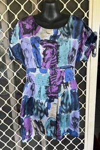 Honey & Beau 100% Silk Mini Dress Size 10 Cocktail Event - Picture 1 of 6