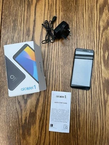 Alcatel 1 2021 Volcano Black 5" 8GB 4G Unlocked & SIM Free - Afbeelding 1 van 2