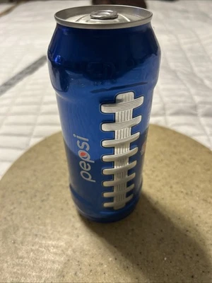 2020 Limited Edition Pepsi Can NFL Laces Can 17.4oz Full Football Superbowl Can - Image 1 of 4