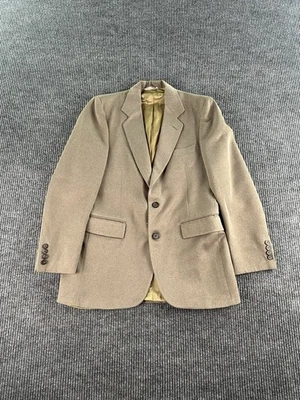 Blazer vintage Yves Saint Laurent 38R lana topo liso diseñador abrigo deportivo EE. UU. Foto 1 de 4