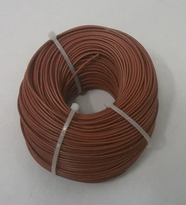 Cable de conexión eléctrico trenzado de cobre estañado 22 AWG, 328 pies marrón UL1007 - Imagen 1 de 1