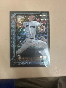 2025 Topps Chrome Baseball - Adam Mazur #157 Black Refractor 10/10 (RC) SSP - Bild 1 von 2