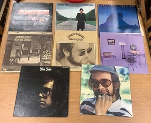 Vintage Elton John 8 Schallplatten Sammlung Vinyl Nachlass Lot gemischt - Bild 1 von 9