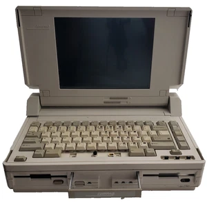 Vintage Compaq SLT/286 Portable Laptop Model 2683 Boots Qbasic Environment - Picture 1 of 21