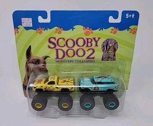 Scooby Doo 2 Monsters Unleashed Monster Trucks JoyRide 2004 Car 2 Pack WB RC2 GM - Picture 1 of 24