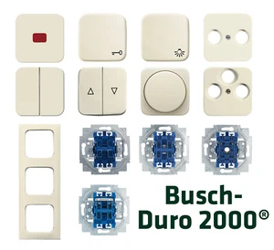 Busch Jaeger balancín pulsador inserción persiana Busch-duro 2000 blanco *NUEVO* VY - Imagen 1 de 14