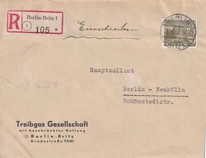 Berlin, Nr. 53, als Einschreiben echt gelaufen, Berlin Ortstarif - Bild 1 von 1