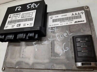 2012 Cadillac SRX Key Fob Ecu Engine Module Theft Keyless Module - Image 1 of 4