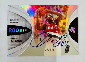 LaMarcus Aldridge 2006-07 Skybox E-X Acetate Rookie Autograph Auto /199 - Picture 1 of 2