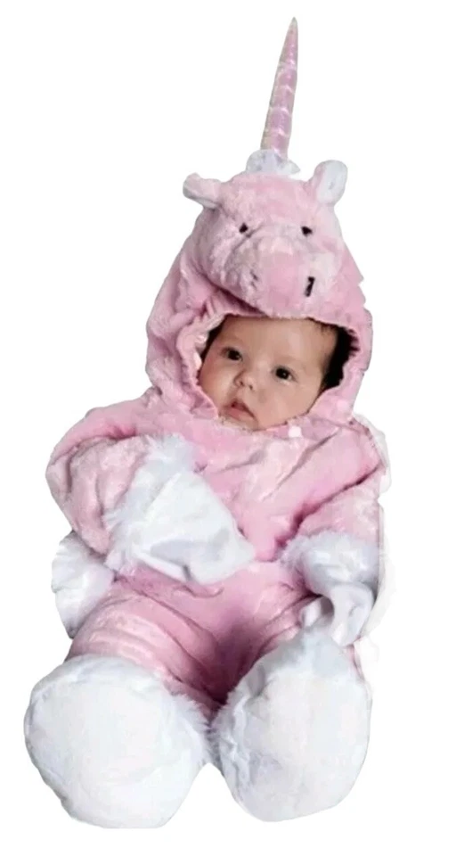 Underwraps Baby Pink Unicorn Costume 9-12 Mo Soft and Fluffy, Darling! Read - Image 1 of 1