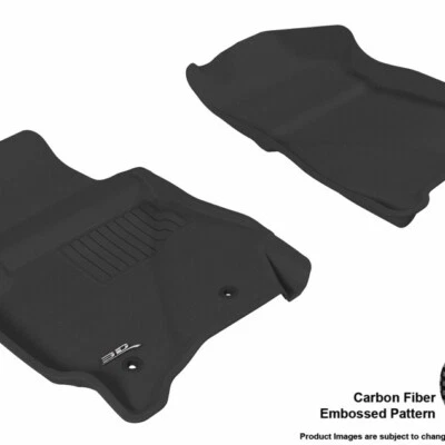 Forros de piso 3D MAXpider negros primera fila 2 piezas para Mazda Tribute Foto 1 de 4