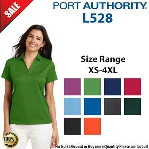 Port Authority L528 Women's 100% Polyester Performance Fine Jacquard Polo - Picture 1 of 13
