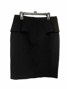 Tahari Black Peplum Ruffle Pencil Skirt size 4 - Picture 1 of 7