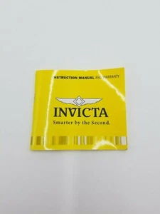 Invicta Watch Manual Booklet - Picture 1 of 4