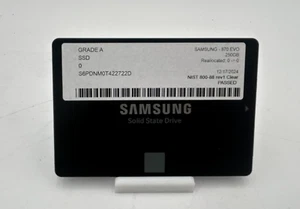 Samsung 870 EVO 250GB V-NAND 2.5" SSD SATA III – Tested Drive - Picture 1 of 2
