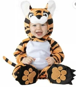 BRAND NEW Baby Tiger Costume Jumpsuit Infant Toddler  12-18 months 4 Piece Set - Picture 1 of 2