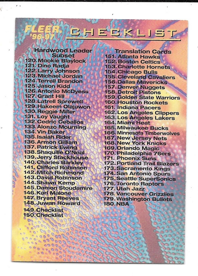 1996-97 Fleer European Basketball Complete Your Set Pick From List EUROPEAN NRMT - Image 1 of 3