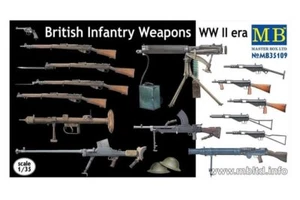 British Infantry Weapons, WW II era (Plastic model kit) 1/35 MasterBox 35109 - Picture 1 of 6