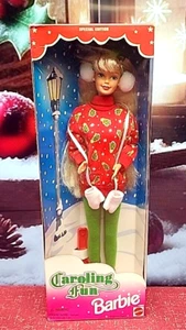 Mattel 1995 Caroling Fun Barbie Puppe Special Edition Weihnachten - Bild 1 von 7
