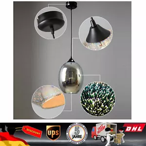 Modern 3D Glas LED Kronleuchter Deckenleuchte Pendelleuchte Feuerwerk H?ngelampe - Bild 1 von 13