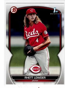 Rhett Lowder Cincinnati Reds 2023 Bowman Draft 1st Bowman - Picture 1 of 2