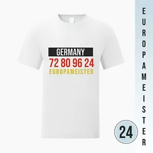 Deutschland Germany Europameister 24 Shirt Baumwolle Champion of Europe Schland - Bild 1 von 7