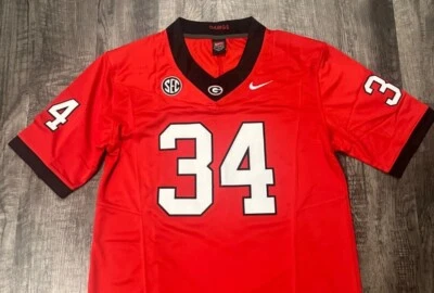 Jersey Herschel Walker Georgia rojo para hombre talla S-XXL Foto 1 de 4
