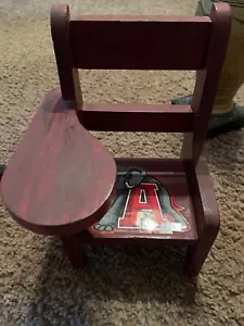 Custom Made Alabama Crimson Tide Football Wood Figurine Chair. - Picture 1 of 4