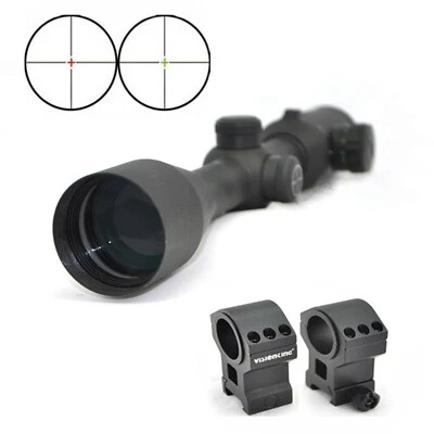 Mira para rifle Visionking 3-9x44 para caza táctica 223 con anillos Picatinny Foto 1 de 4