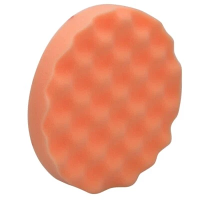 Koch Chemie Anti Hologramm Polierschaum 135 x 25 mm orange gewaffelt,   - Bild 1 von 3