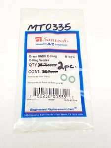 MT0335 Santech Industries A/C Service Green HNBR O-ring Oring - Qty. 2 Pieces - Picture 1 of 1