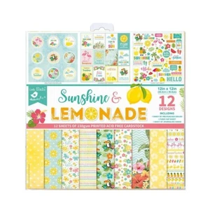 Little Birdie Cardstock Pack 6"X6" 24/Pkg-Sunshine & Lemonade - 2 Pack - Picture 1 of 1